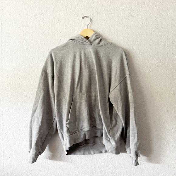 Gymshark rest Day Hoodie Womens Small Gray Marl Active Gym Sweatshirt - Picture 1 of 4